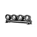INJORA Roof Light LED Spotlights Headlight for TRX4M Defender Upgrade 1/18 RC Crawler Accessory (Round)