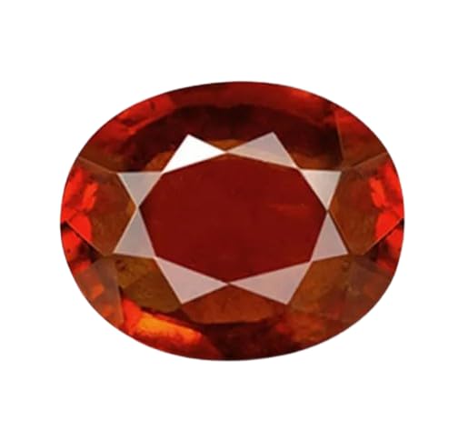 Grenat hessonite de 4,60 carats, une pierre précieuse brute et pure