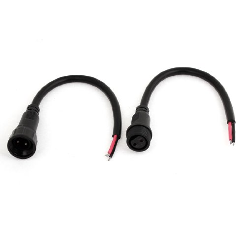 Conector impermeable macho a hembra de 2 terminales miniatura 1