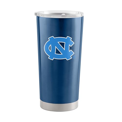 Image of Logo Brands 20 oz Powder Coat Tumbler- Insulated Tumbler with Lid for Water, Iced Tea or Coffee, Smoothie and More
