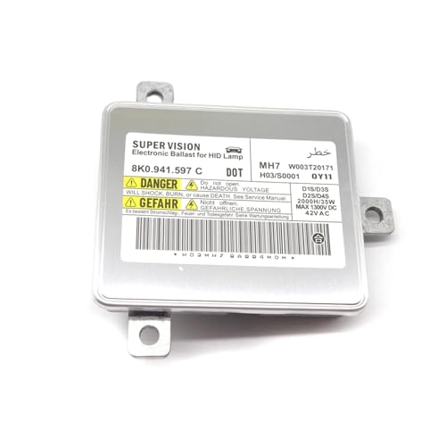 Kit conversion ballast xénon HID Audi A3 S3 résout panne phare clignotant référence 8K0941597C