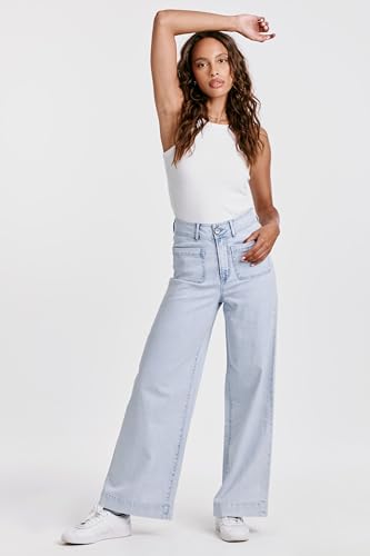 DEAR JOHN Audrey Women's Wide Leg Jeans High Rise2