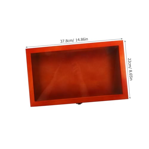 OSOLADY Storage Box Specimen Case Specimen Frame Case Foam Pinning Board Specimen Container Dried Photo Frame Display Holder Wood Insect Showcase Specimen Holder Display Case Wooden