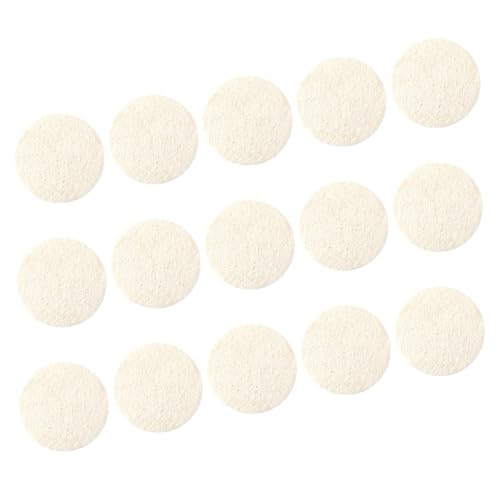 OATIPHO 15pcs Exfoliating Facial Scrubber Pads Natural Loofah for Deep Cleansing Soft and Compact Design for Home and Travel Use for Smooth Skin and Gentle Exfoliation