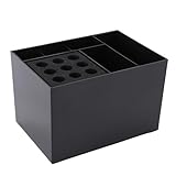 Sonew Peluquería Profesional Peluquero Tijeras Peines Caja de Almacenamiento Organizador Herramientas de Peluquería Soportes para Estilistas de Salón Material ABS 16,2 X 11,6 X 10,6 Cm