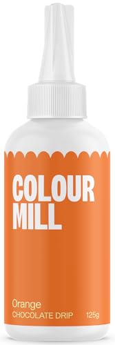 Colour Mill Choco Drip Orange: Schokoladen-Glasur für Desserts - 125 g