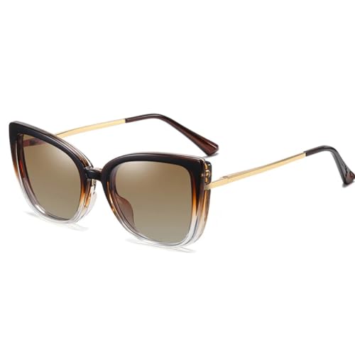 Lunettes de soleil classiques pour femmes avec monture élégante noire