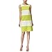 Anne Klein Women's Cotton Color-Blocked Sheath Dress