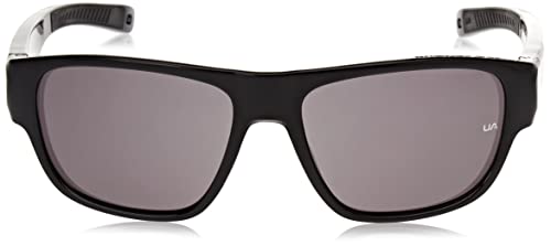UA Scorcher Sunglasess, Shiny Black Frame w/ Gray Lenses2