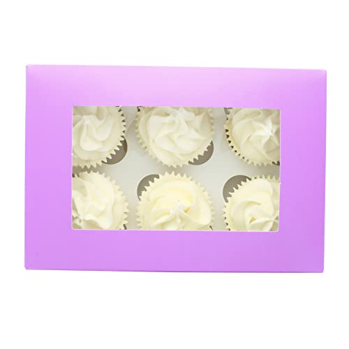 CULPITT 6/12 Cupcake Box, 20 Pack, Cupcake Boxes to Carry Tasty Treats - Image 3