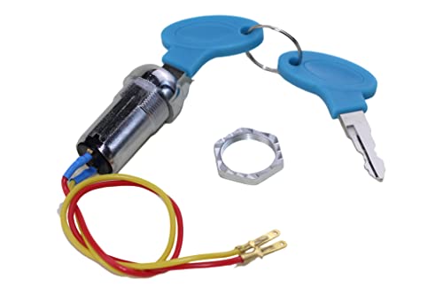 Trkimal 2 Sets 2 Wires Ignition Switch Key Starter Switch With 4 Keys ​On-Off For Electric Scooter Atv Moped Go Kart #TOP3