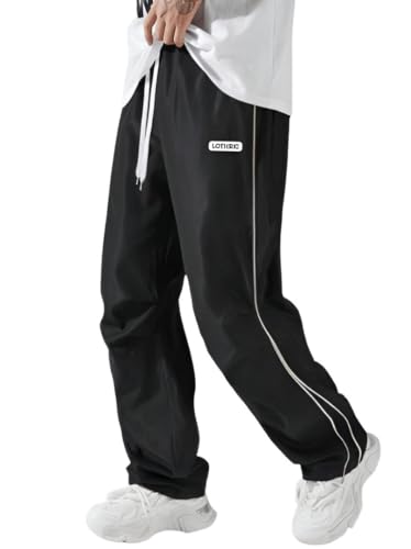 Image of LOTHRIC Straight Fit Track Pant for Men | Lower for Men | Gym Trackpants