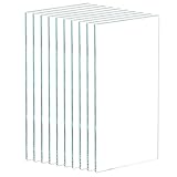 HARFINGTON 10pcs Welding Lens Clear Glass 2' x 4.25' Outer Cover Helmet Inner Replacement Lens Welding Helmet Lens Glass for Welding Helmet, Transparent