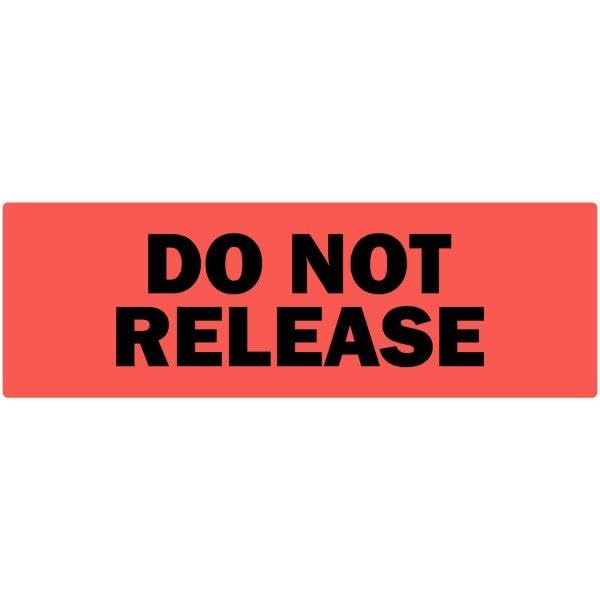 LabelValue Do Not Release Labels LV-MHC3