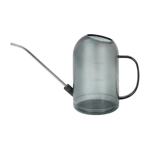 Piccolo annaffiatoio da giardino, capacità 2 l, per fiori da casa, con manico ergonomico, per piante d'appartamento e giardino