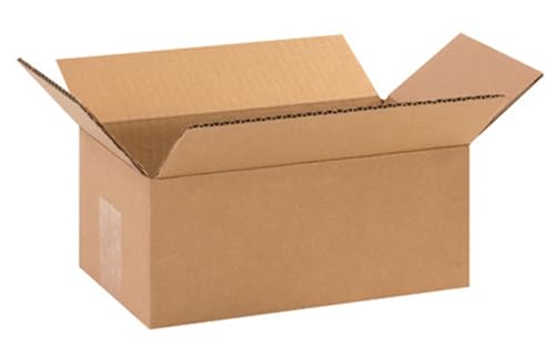 Image of Secure Seal - 10x6x4 Pack of 25 Corrugated Cardboard Packing Shipping Mailing Moving Carton Boxes
