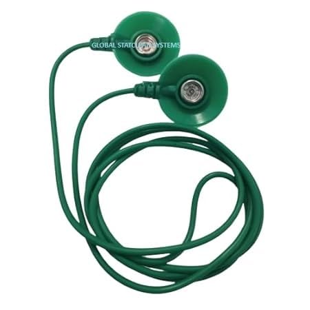 GLOBAL STATCLEAN SYSTEMS ESD Safe Grounding Cord for ESD Mat Cord BTB (Size-1.5 m) (Green)-image-12
