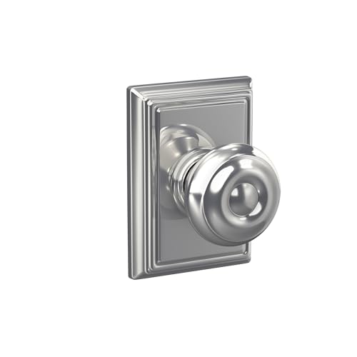 Image of SCHLAGE Lock Company F10GEO625ADD Addison Collection SCHLAGE Passage Knob, Bright Chrome