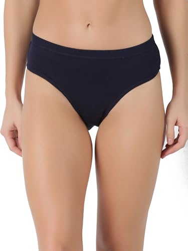 Image of Dollar Lehar Super Combed Cotton Women's Solid Hipster Panty - Actual Colour May Vary