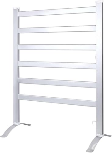 INNOKA 2-in-1 Towel Warmer and Drying Rack, Heated Towel Rack, Free Standing & Wall Mount (UL...