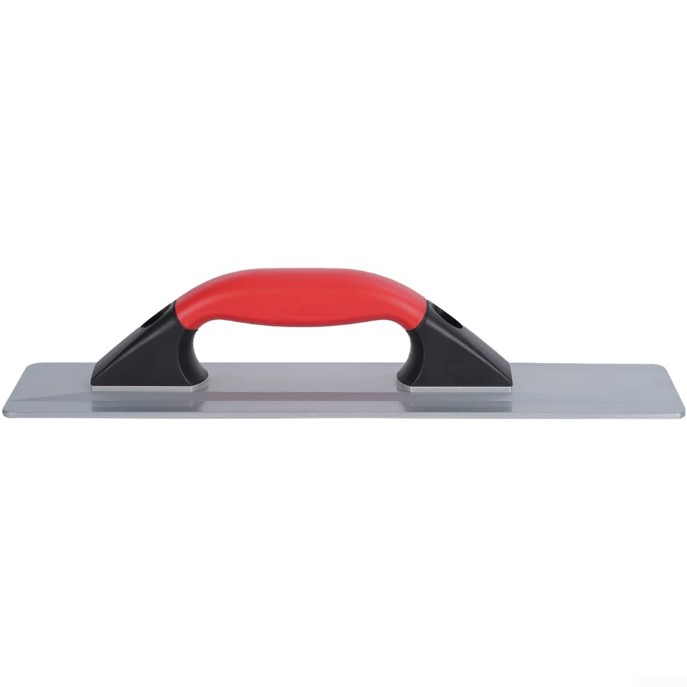 Paleta de acabado de aluminio-magnesio 40x9cm ergonómica (2 piezas