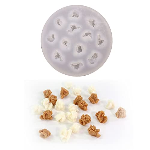 Molde de silicona 3D antiadherente para repostería creativa de chocolate 12 cavidades 3