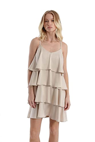MOLLY BRACKEN Vêtements TW103BP, Beige doré, M-L
