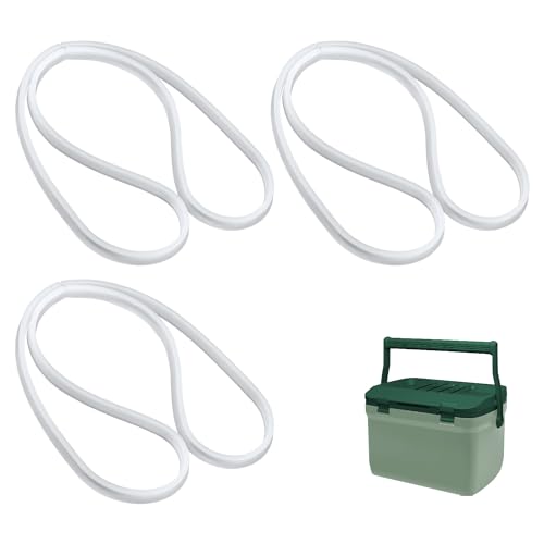 lasuroa 3pcs Cooler Box Sealing Rings, Silicone Cooler Lid Gasket Replacement Part Accessories Compatible with Stanley 16 QT Cooler Box