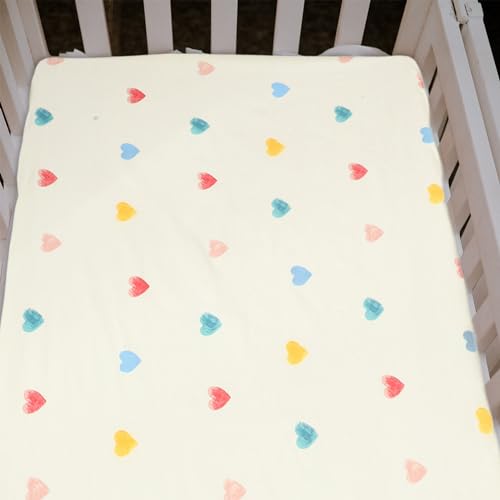 Drap housse élastique en coton pour lit de voyage bébé