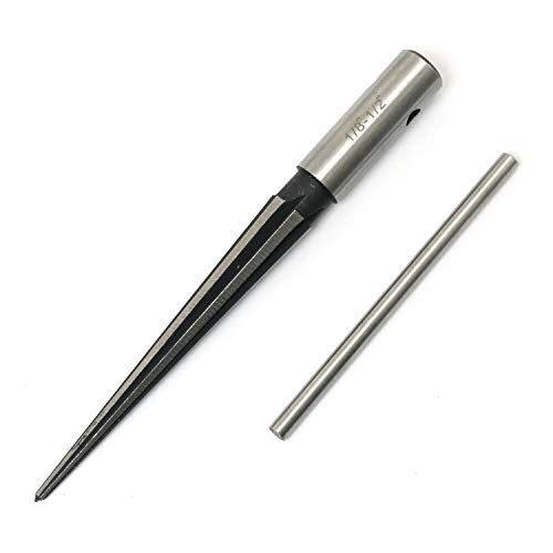 Rlecs 1/8-1/2 (3-13Mm) T Handle Tapered Reamer Tool, 6 Fluted Bridge Pin Hole Reamer Tapered Woodworker Cutting Tool #TOP1