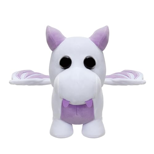 Adopt Me! Collector Plush - Lavender Dragon - Series 3 - Fun Collectible Toys for Kids Fea