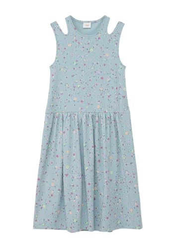 s.Oliver Junior AOP Kleid mit Cut Outs