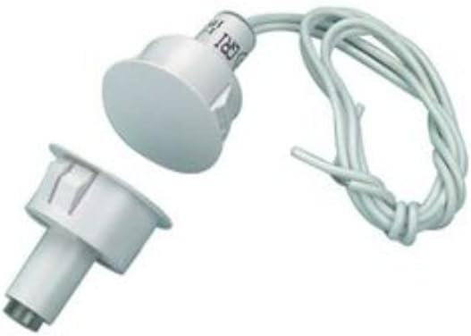 180-12WG-W 0.75 in. Steel Door Single Switch Set, White