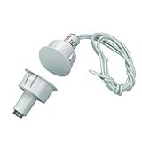 George Risk Industries 180-12WG-W 0.75 in. Steel Door Single Switch Set, White