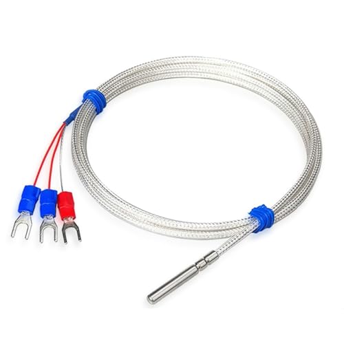Sensor de temperatura PT100 de acero inoxidable con cable de 0.5m