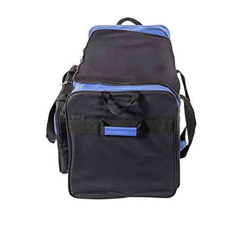 CWC Wheeled Duffel Bag - Collapsible and Multipurpose (36 inch, Blue)