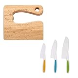 Photo Gallery guyode 4 pezzi accessori cucina bambini, giocattolo coltelli per bambini antitaglio, ln legno set coltelli da cucina, carino coltello finto per tagliare cucinare frutta verdura (giallo/verde/blu) Photo Gallery guyode 4 pezzi accessori cucina bambini, giocattolo coltelli per bambini antitaglio, ln legno set coltelli da cucina, carino coltello finto per tagliare cucinare frutta verdura (giallo/verde/blu)