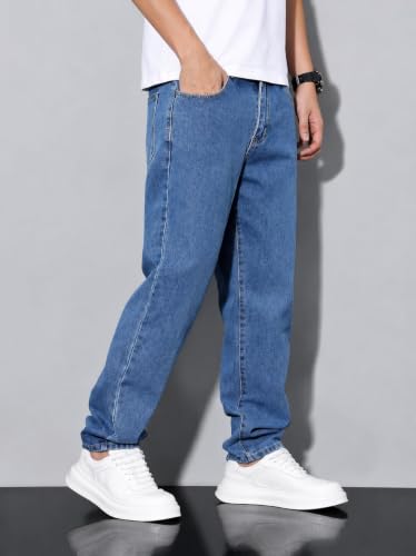 Image of RAGZO Relaxed Fit Mid Rise Jeans Pant for Men