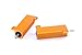 LM YN 50 Watt 12 Ohm 5% Wirewound Resistor Electronic Aluminium Shell Resistors Gold (Pack of 2)