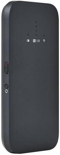 Ihu ihu view of Linksys 5G AX1800 Mobile Hotspot with LED indicators