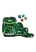 ergobag Schulranzen-Set cubo Set Bärtastisch - Grün