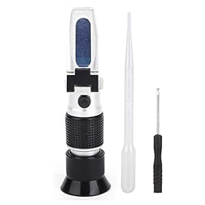 Brix Meter Refractometer Handheld Tool 0-90% Aluminium Draagbare Stabiel voor Vloeibare Suiker Test