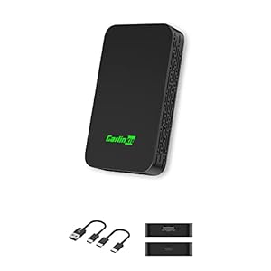 CarlinKit 2024 Nieuwe upgrade CarlinKit 5.0 2Air Adapter, draadloze CarPlay/Android Auto, plug-and-play, gevoelloze connectiviteit