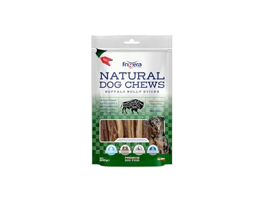 Frigera Büffelziemer 200g – Natürliche, Proteinreiche Leckerlis für Hunde, Gluten- und Getreidefrei, Hochwertige Hundesnacks ohne Zusatzstoffe
