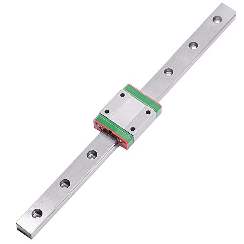 CNC Part MR12 12mm Linear Rail Guide MGN12 Length 400mm with Mini MGN12C Linear Block Carriage Miniature Linear Motion Guide Way (Press The Block to Slide)