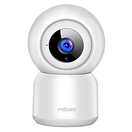 Cámara de Vigilancia WiFi, Mibao 1080P Cámara IP Inalámbrica, HD Visión Nocturna, Detección de Movimiento Remoto, Alerta de aplicación, Audio Bidireccional, Monitor para Bebé/Mascota/Tienda