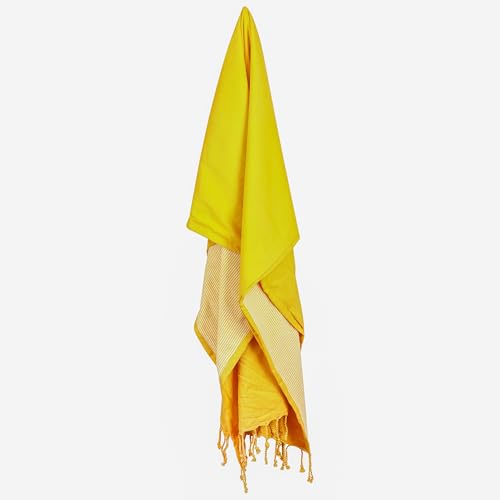 Image of Organix 6 Pack 100% Cotton Turkish Fouta Beach Towel, 36x72 inches, Sand Free Quick Dry Swim Towel, Extra Large Light Travel Towel for Adults, Soft Durable Absorbent - Multicolor
