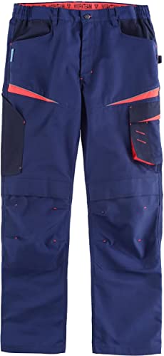 Pantalon de travail tissu toile durable Workteam vêtement élastique taille unisexe