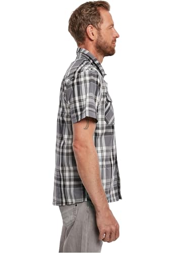 Brandit Roadstar Shirt Short Sleeve, Uomo, Black/Anth, L - 5