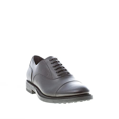 Tod's Uomo Scarpa Francesina in Pelle Liscia Nero